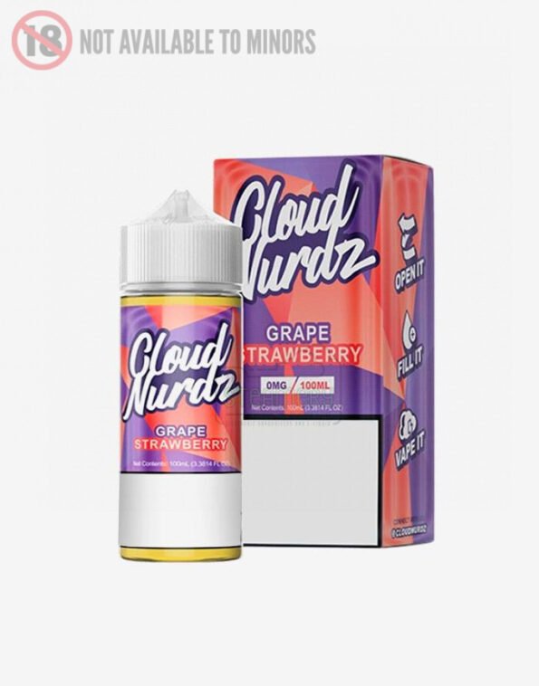 Cloud Nurdz Grape Strawberry 100ml - Steam E-Juice | The Steamery