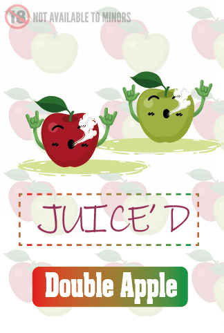Juice'd - Double Apple 60ml - Steam E-Juice | The Steamery